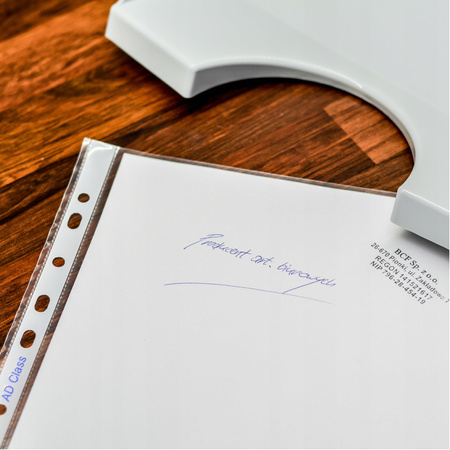 Klipsy archiwizacyjne AD Class 100szt. fioletowe